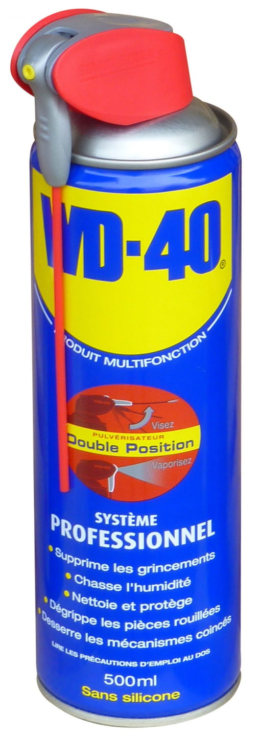 Aerosol dégrippant lubrifiant double spray WD40 650/500 ml 1010030 - WD-40  
