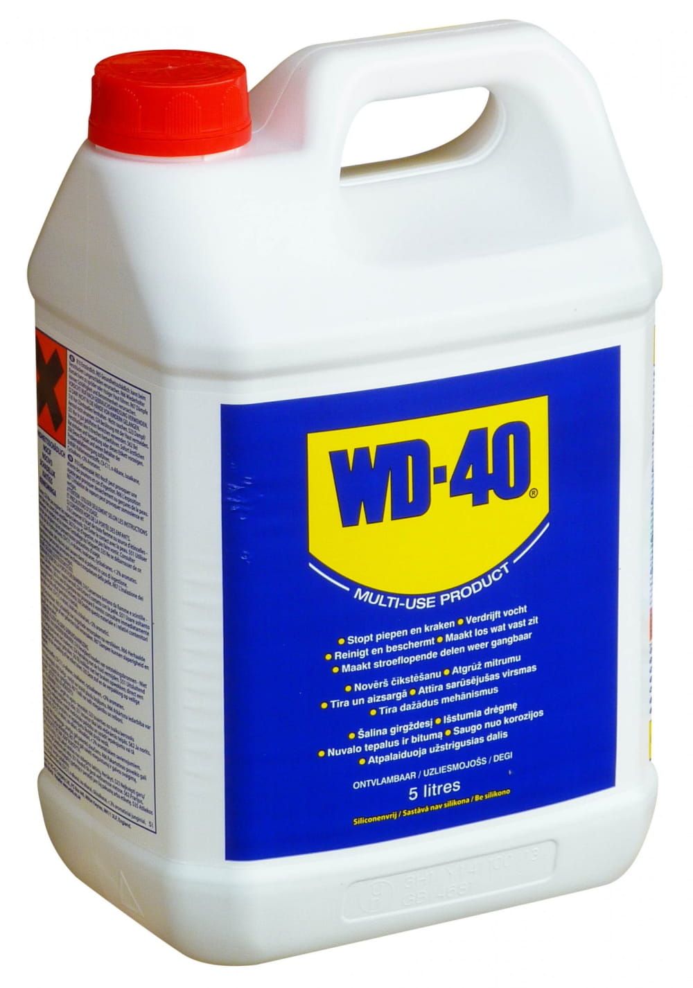 Bidon dégrippant lubrifiant 5 L + pulvérisateur 500 ml WD40 1010060 - WD-40  