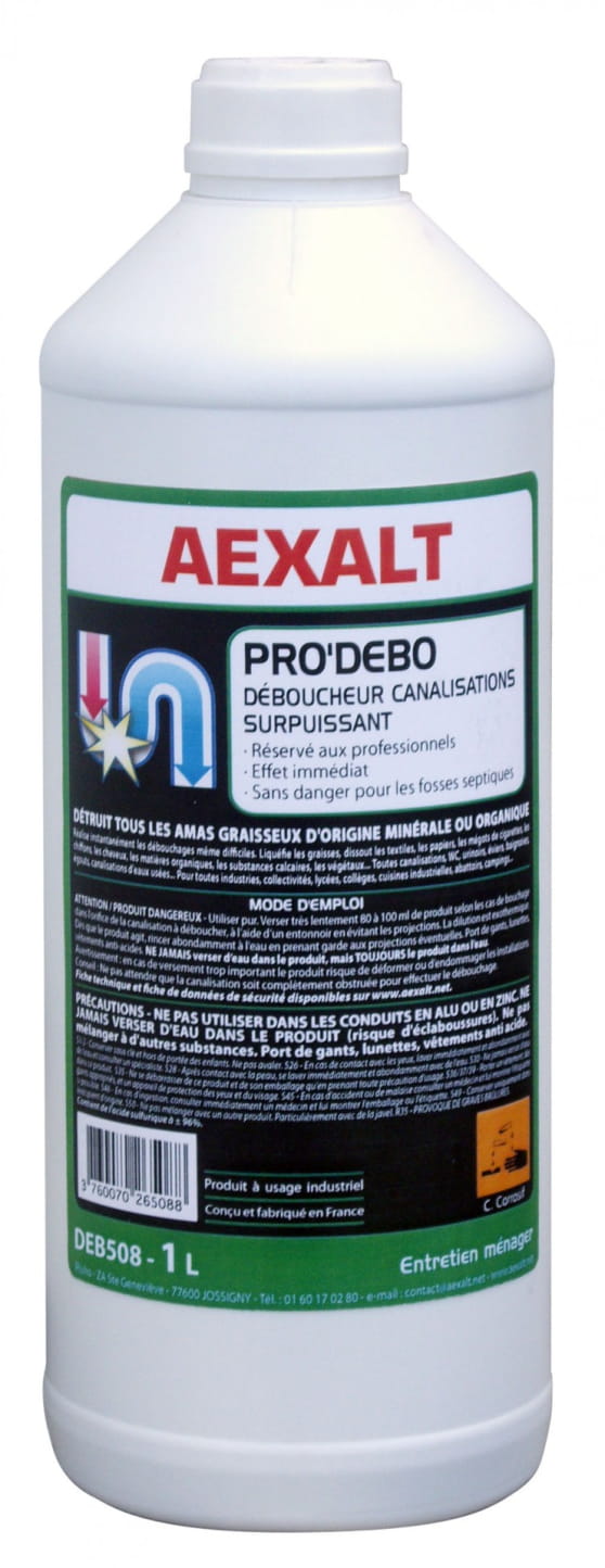 Déboucheur de canalisation Prodebo Aexalt DEB85 6560740 - Déboucheurs  Aexalt 