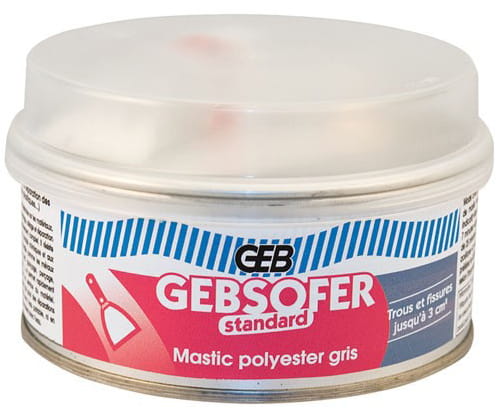 Mastic polyester GEB Gebsofer pour métaux 150 ML 6560096 - GEB 